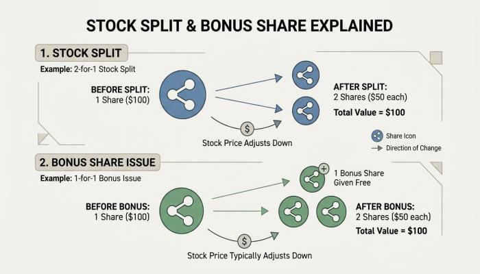 stock split bonus issue